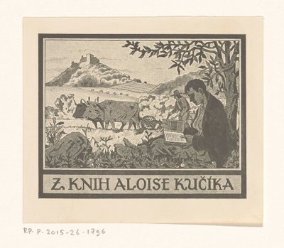 Ex libris av Aloise Kučík av Anonymous