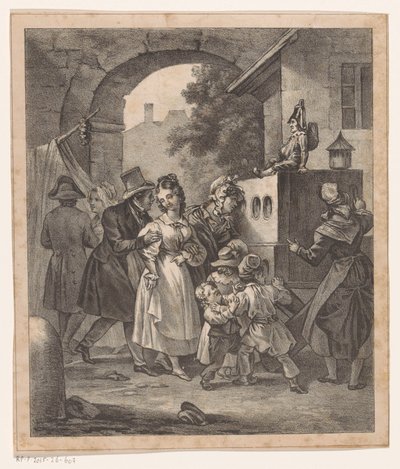 Figurer rundt et visningsskap av Anonymous