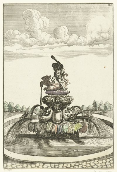 Fontein møtte Hercules i Ladon Arkitektur Curiosa Nova (serietittel) av Anonymous