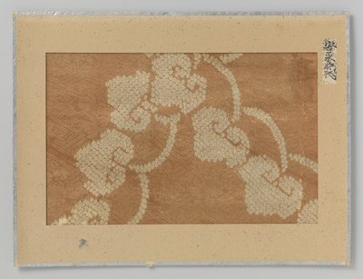 Fragment tekstil av Anonymous