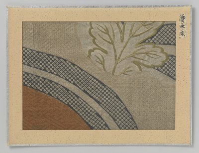 Fragment tekstil av Anonymous