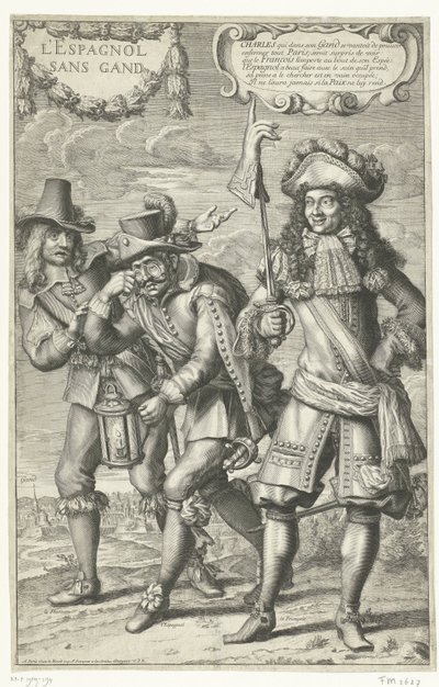 Fransk tegneserie om tapet av Gent, 1678 L