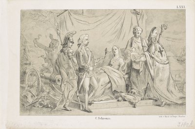 Fødsel av prins Willem Frederik George, senere kong William II, 1792 av Anonymous