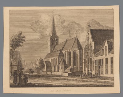 Utsikt i sentrum av Nijkerk Landsbyen Nieukerk (tittel på objekt) av Anonymous