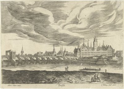 Utsikt over Dresden Dresden (tittel på objekt) Ruinarum varii prospekt (serietittel) av Anonymous