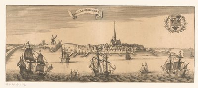 Utsikt over Gamle Arnemuiden Gamle Arnemuyden (tittel på objekt) av Anonymous