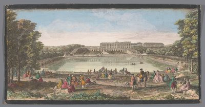 Utsikt over Orangeriet i Versailles-palasset Vüe ​​​​du Château de Versailles du côté de l