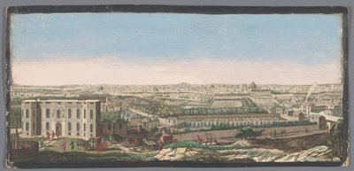 Utsikt over byen Paris sett fra observatoriet Generell utsikt over byen Paris, prize de la hauteur de l