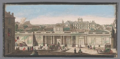 Utsikt over Palais du Temple i Paris Utsikt over Palace of the Knights of Malthe (tittel på objekt) av Anonymous