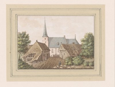 Utsikt over landsbyen Etten i Nord-Brabant av Anonymous