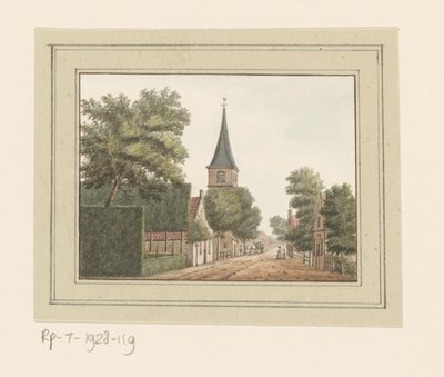 Utsikt over landsbyen Heemskerk av Anonymous