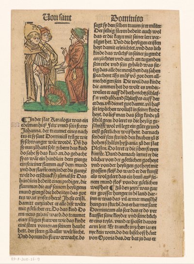 Saint Dominic og brenningen av kjetterske bøker av Anonymous