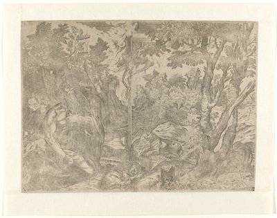 Saint Hieronymus i villmarken av Anonymous
