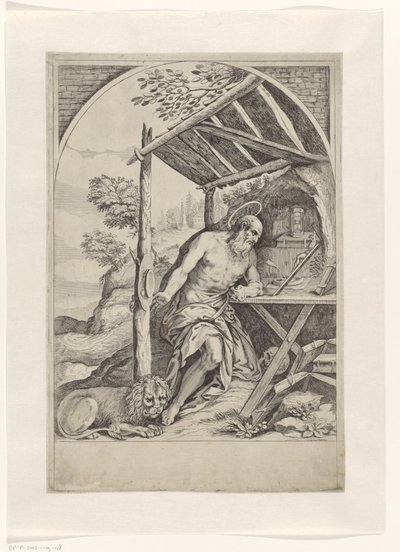 Saint Hieronymus i villmarken av Anonymous