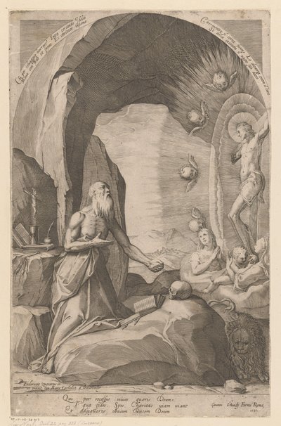 Saint Hieronymus i villmarken av Anonymous