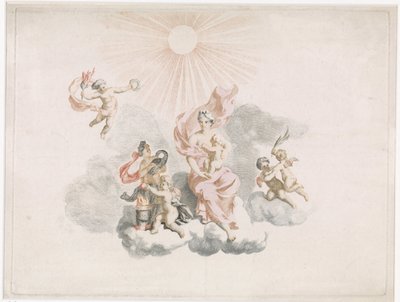 Hercules blir die av Juno av Anonymous
