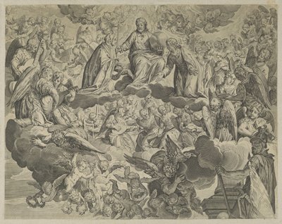 The Martyrium of Saint Justina of Padua (øvre halvdel) av Anonymous