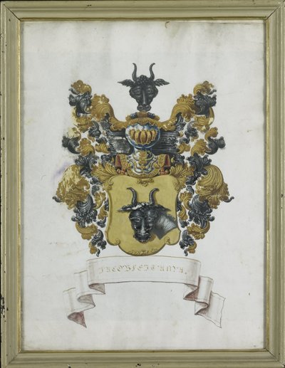 Våpenskjoldet til Jacob Feitama II (1698-1774) av Anonymous