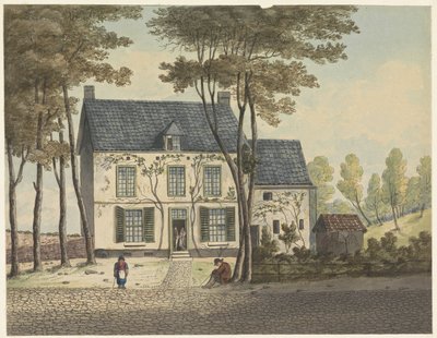 Wellington hovedkvarter Syv plater med Waterloo og dens omgivelser (serietittel) av Anonymous