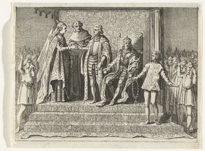 Ekteskap med Jacoba van Beieren og Frank van Borselen, 1434 av Anonymous