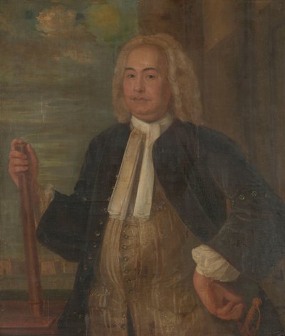 Johannes Thedens (1741-1743) Portrett av Johannes Thedens, generalguvernør for det nederlandske østindiske kompaniet av Anonymous