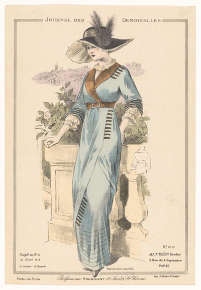 Journal des Demoiselles 15. august 1912, nr. 5113 av Anonymous