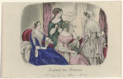 Kvinnetidsskrift, 1840-1851, Pl. 1580 av Anonymous