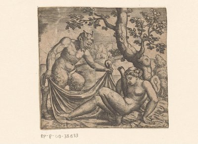 Jupiter og Antiope av Anonymous