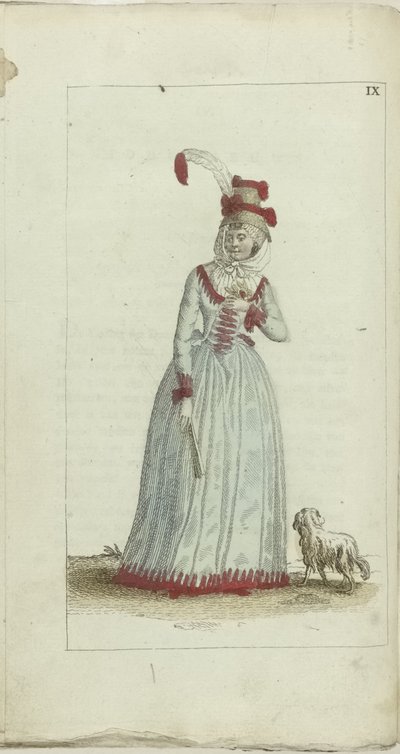 Cabinet of Fashion and Taste 1791, pl. IX av Anonymous