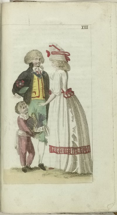 Cabinet of Fashion and Taste 1791, pl. XIII av Anonymous