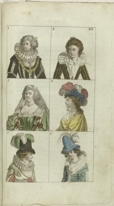 Cabinet of Fashion and Taste 1791, pl. XII av Anonymous