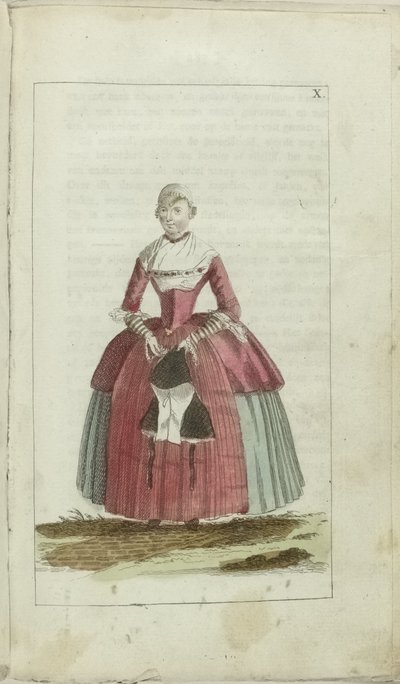 Cabinet of Fashion and Taste 1791, pl. X av Anonymous