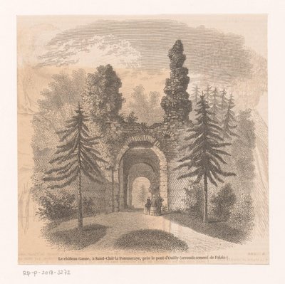 Kasteel Ganne Château Ganne, i Saint-Clair la Pommeraye, nær Pont d