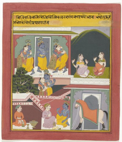 Krishna og Radha av Anonymous