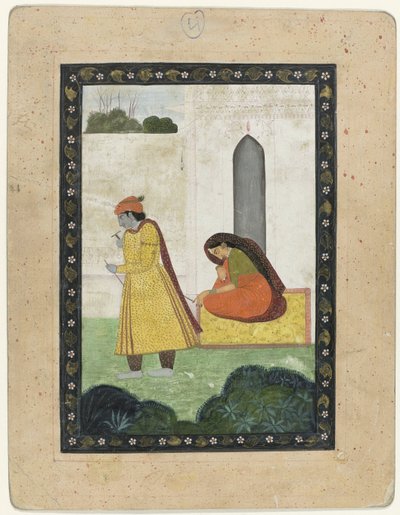 Krishna forlater Radha av Anonymous