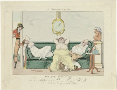 Le Supreme Bon Ton, 1800-1815, nr. 18: Puh, så varmt det er av Anonymous