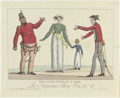 Le Suprême Bon Ton, 1800-1815, nr. 23: Engelsk møte i Paris av Anonymous