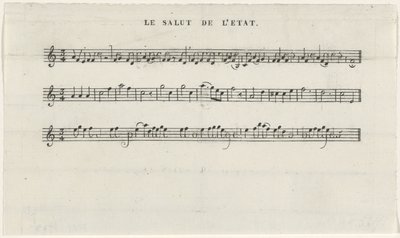 Sang til kronprinsen, 1830 Le salut de l