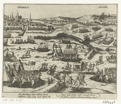 Ludvig av Nassau forlater Bergen, 1572 av Anonymous