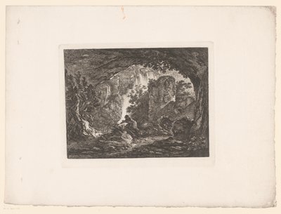 Mann på flukt fra slange Trykk etter malerier av Ignace Duvivier (serietittel) Differens Sujets graves et dessinés av Ignace du Vivier: d