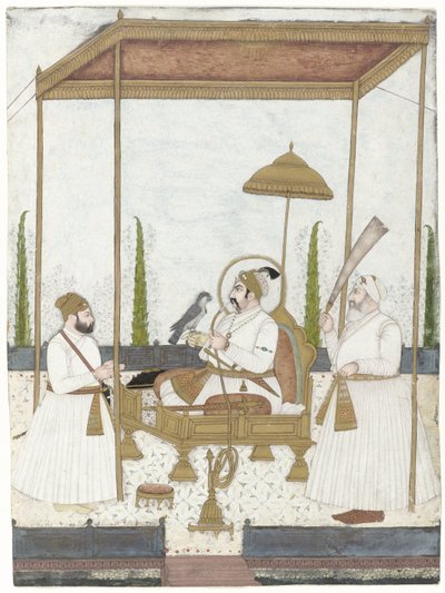 Mohammed Shah tar imot Qamar-ud-din Khan av Anonymous