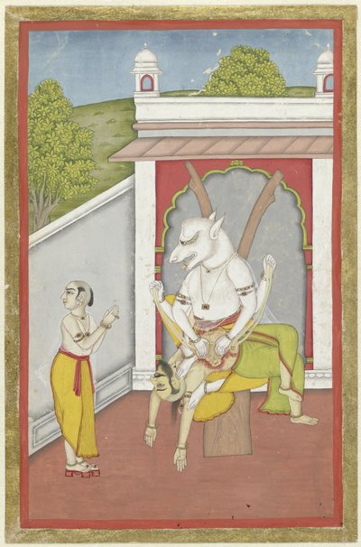 Narasimha (mann-løve inkarnasjonen av Vishnu) av Anonymous
