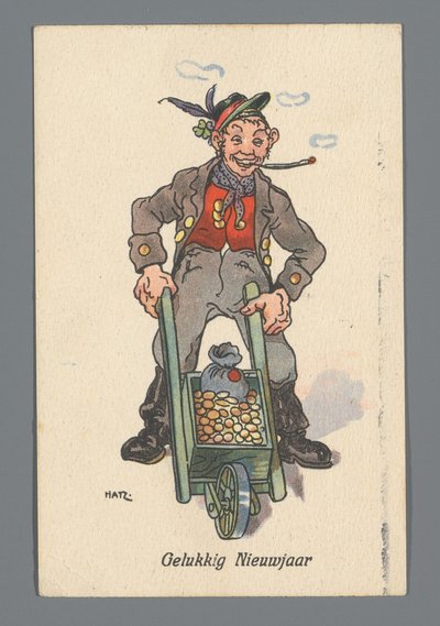 Nyttårsønske for 1920 fra Chris og Bep av Anonymous