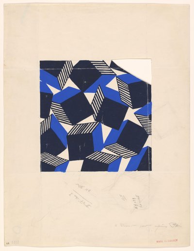 Design for et silkestoff av Anonymous