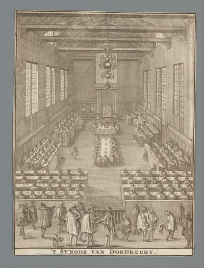 Åpning av synoden i Dordrecht, 1618 