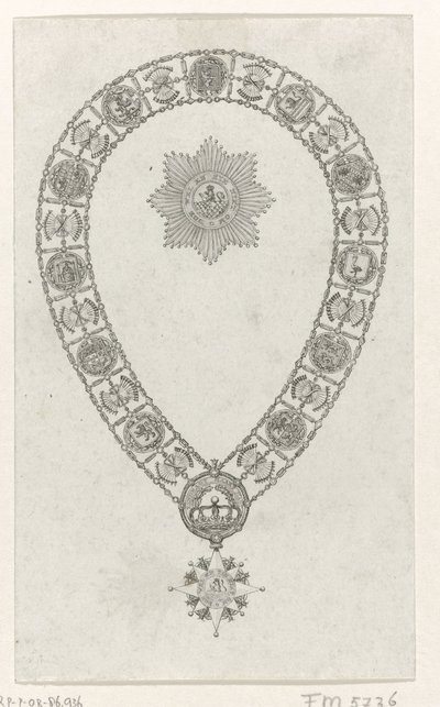 Ordenskjede med Storkorset av Royal Order of Holland, 1807 av Anonymous