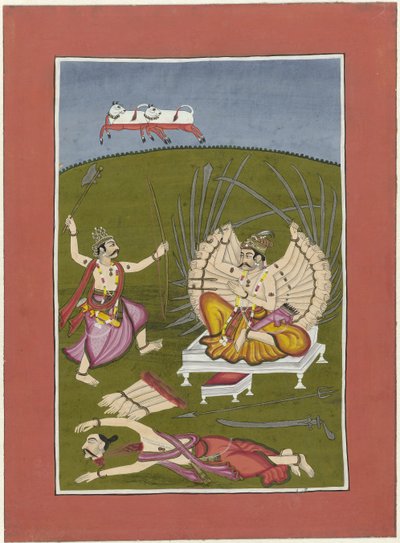Parasurama (inkarnasjon av Vishnu som Rama-med-en øks) Avatarer av Vishnu (serietittel) av Anonymous