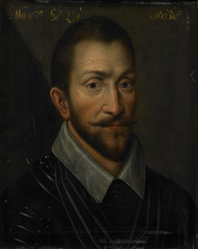 Portrett av François de la Noue, Lord of Teligny, med tilnavnet Bras de Fer og Bayard Huguenot av Anonymous