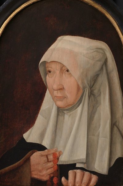 Portrett av Jacomina Claesdr van Ruyven (død 1509), kone til Arent Franckensz van der Meer av Anonymous