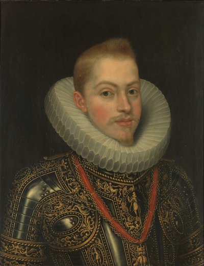 Portrett av kong Filip III av Spania (1578-1621) av Anonymous